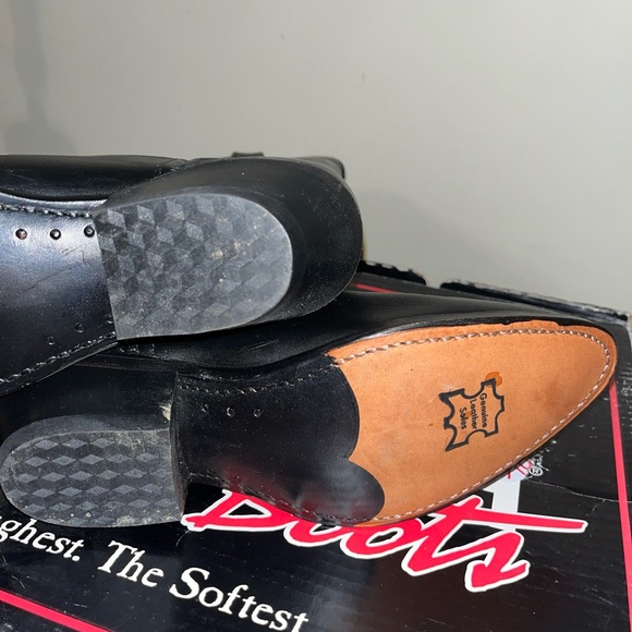 Double H Mens Boots Sz 7 Leather Work Western Boots 3219 - Picture 9 of 11